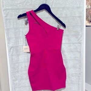Barbie pink SuperDown mini-dress